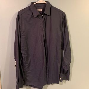 Camel Made in Italy Long Sleeve Button Up